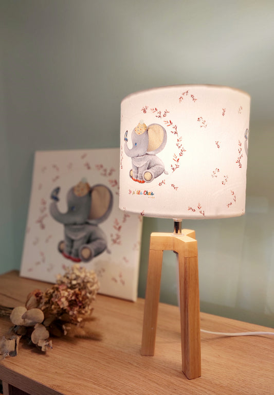 Petit abat-jour pour chambre enfant- Illustration Fanny Agustin