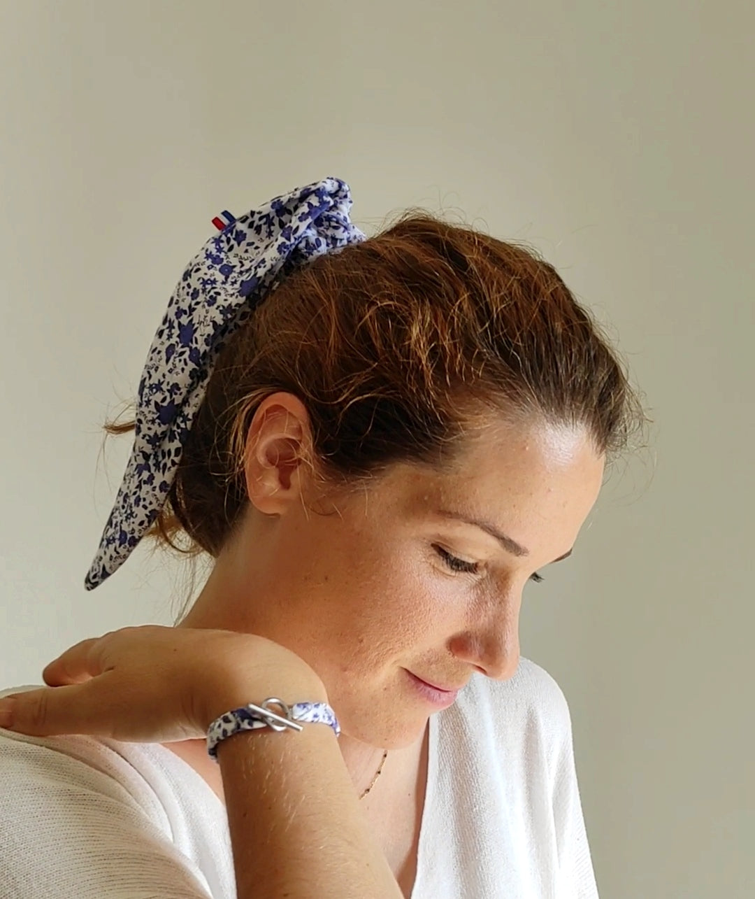 Chouchou foulchie avec bracelet