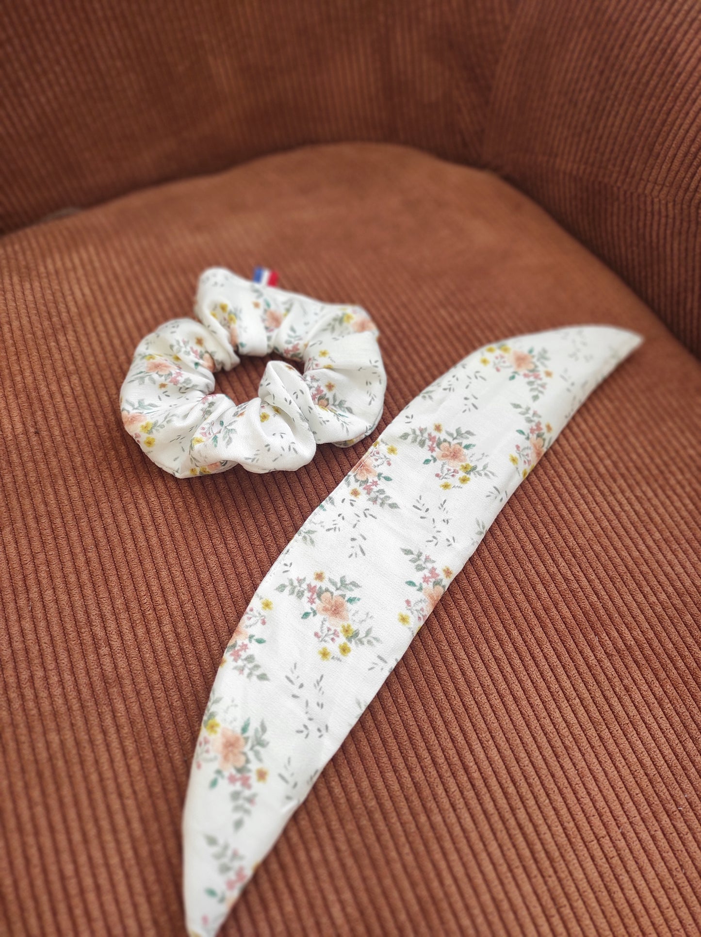 Ruban détachable - chouchou - foulchie- motif unique
