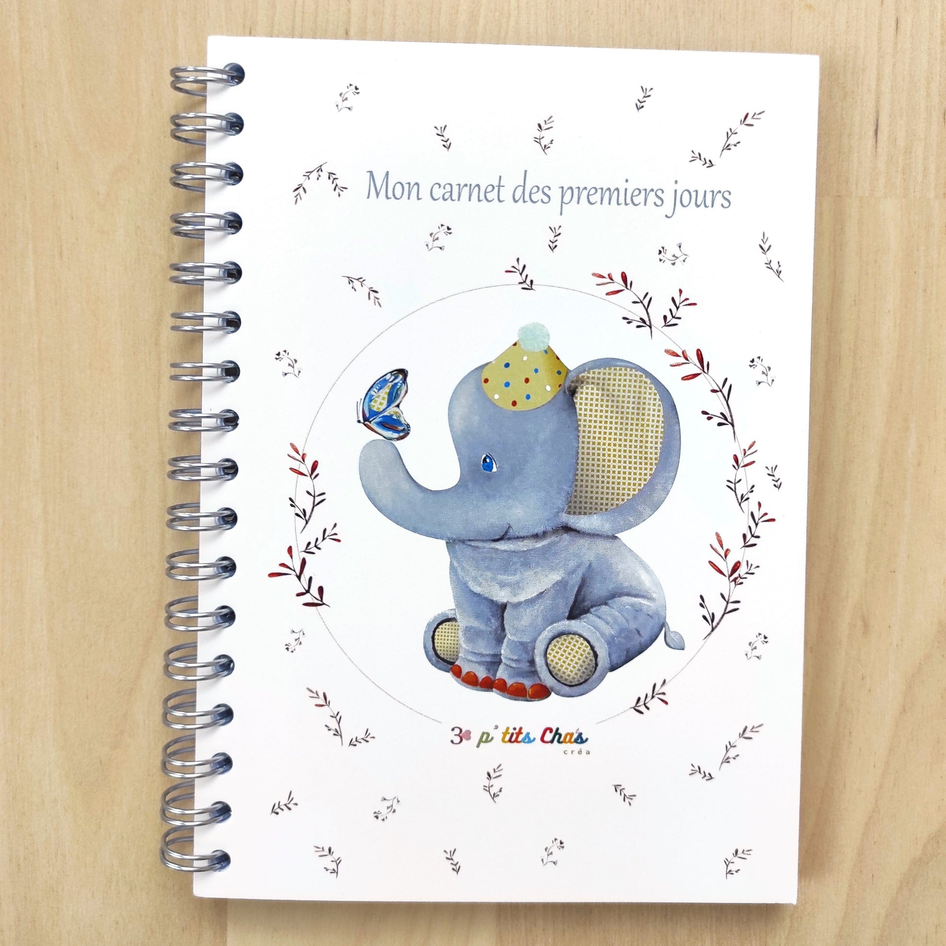 Carnet éléphant A6 - Mon carnet des premiers jours