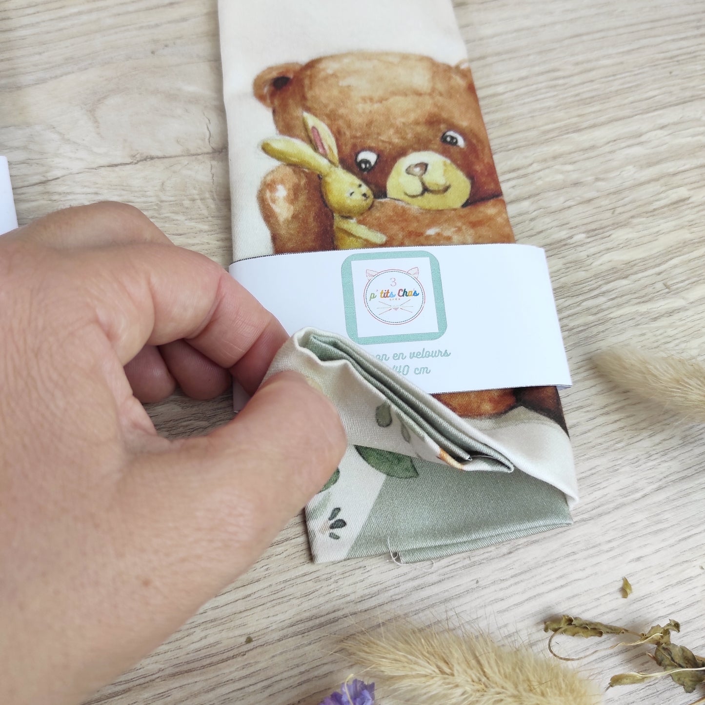 Coupons de tissu illustrés Fanny Agustin, impression locale Var