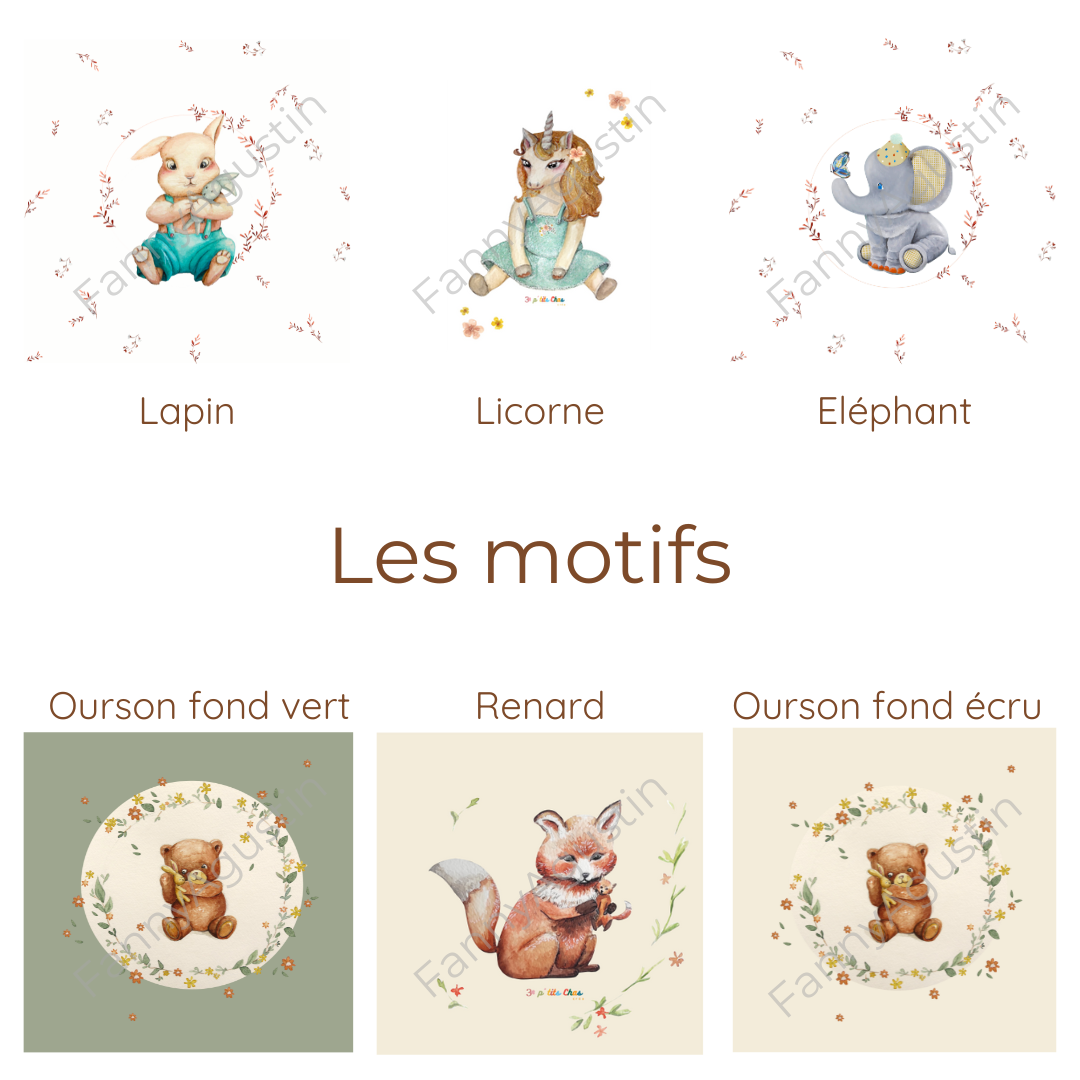 Les motifs exclusifs dessinés par Fanny Agustin.