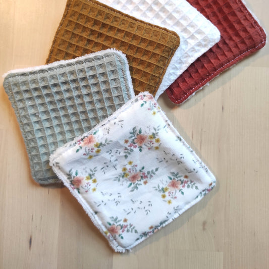 Lingettes Lavables Fleuries – Motifs Exclusifs Fanny Agustin