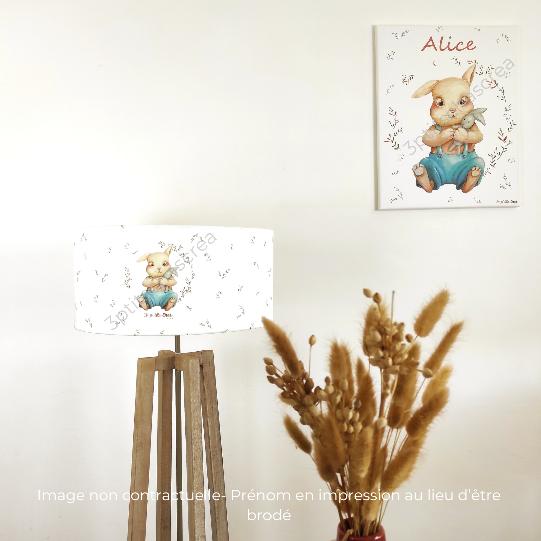 Tableau velours 40x 50 cm- PERSONNALISATION OFFERTE- Illustration Fanny Agustin