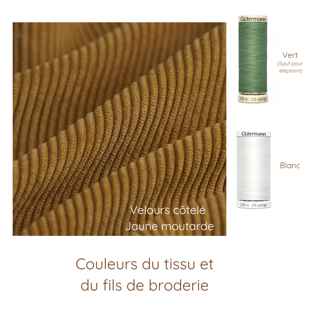 Les trousses en velours personnalisables