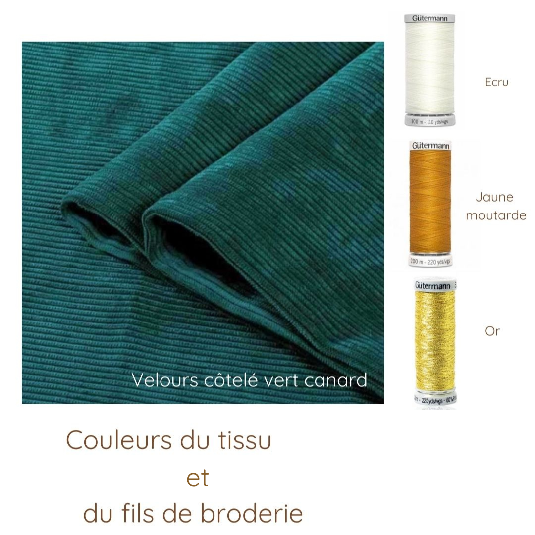 Les trousses en velours personnalisables