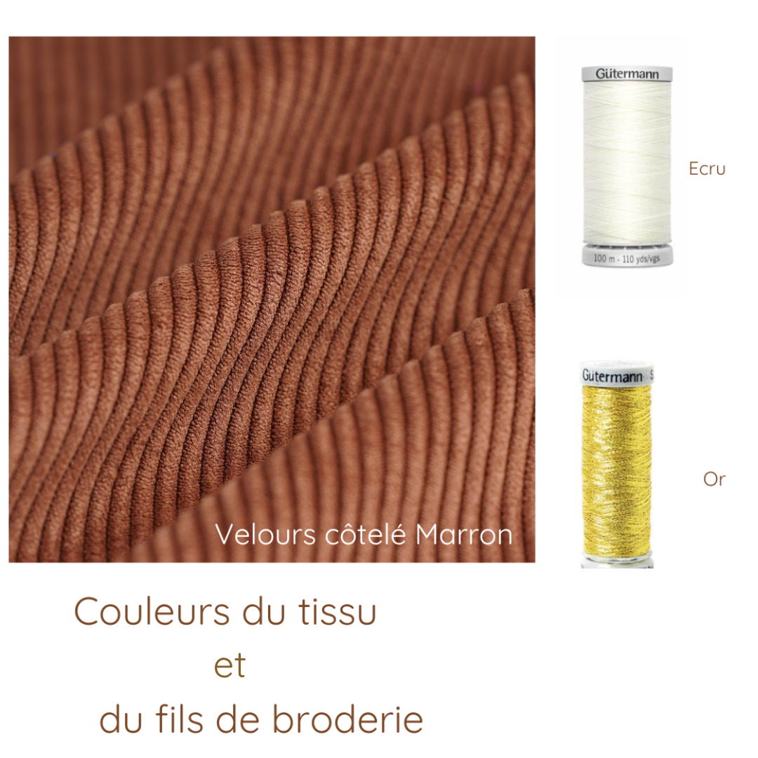 Les trousses en velours personnalisables