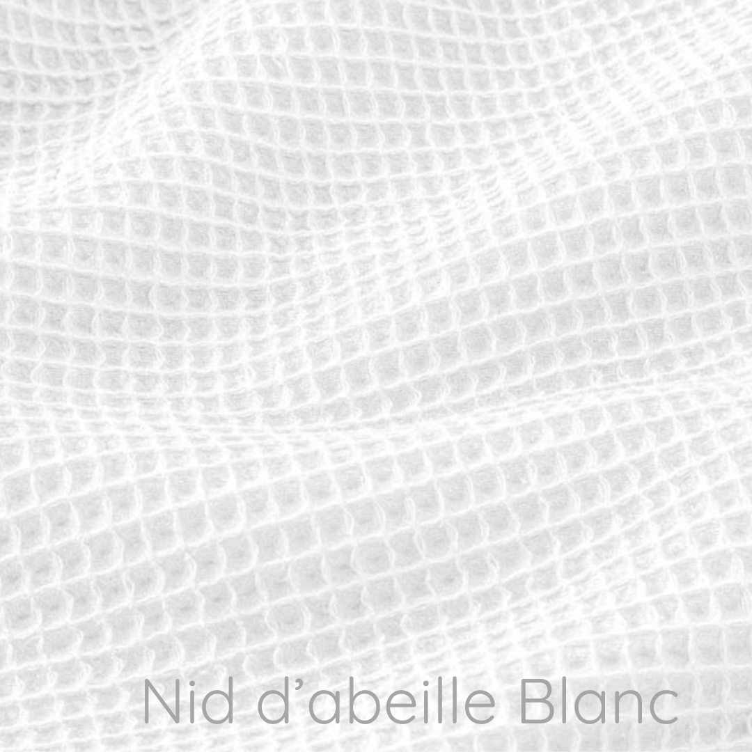 Détail nid d'abeille blanc