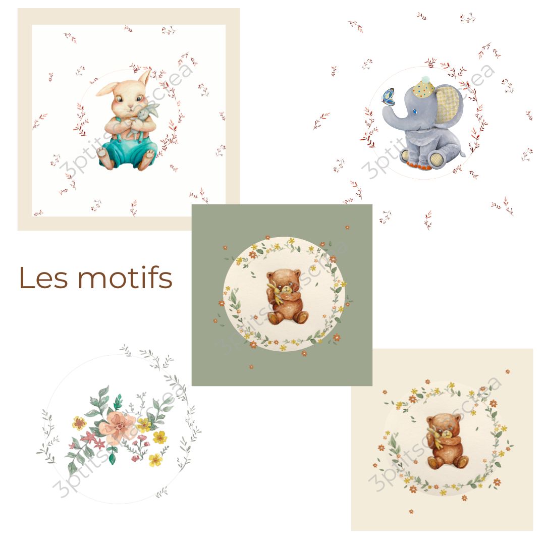 les différents motifs proposés