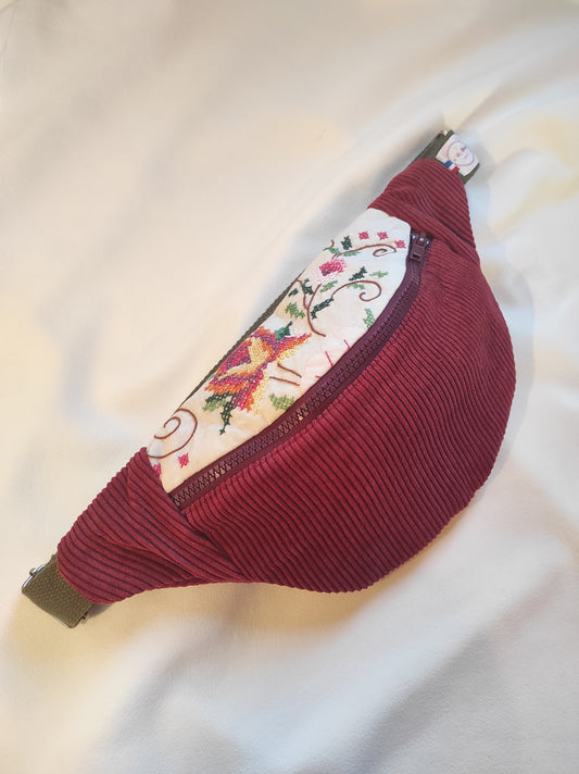 Sac banane à partir de nappe ancienne -10%