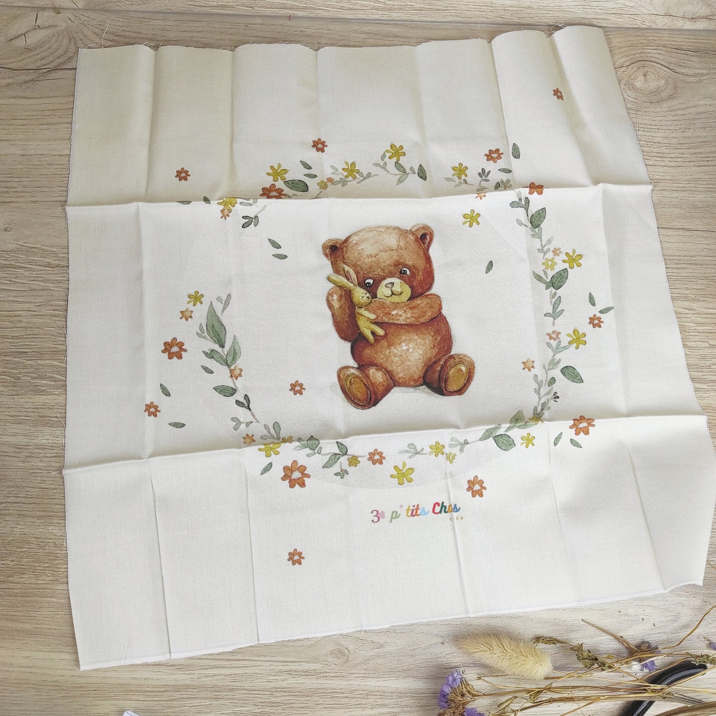 Coupon de Tissu en Popeline de Coton Bio – Illustrations Exclusives- EDITION LIMITEE