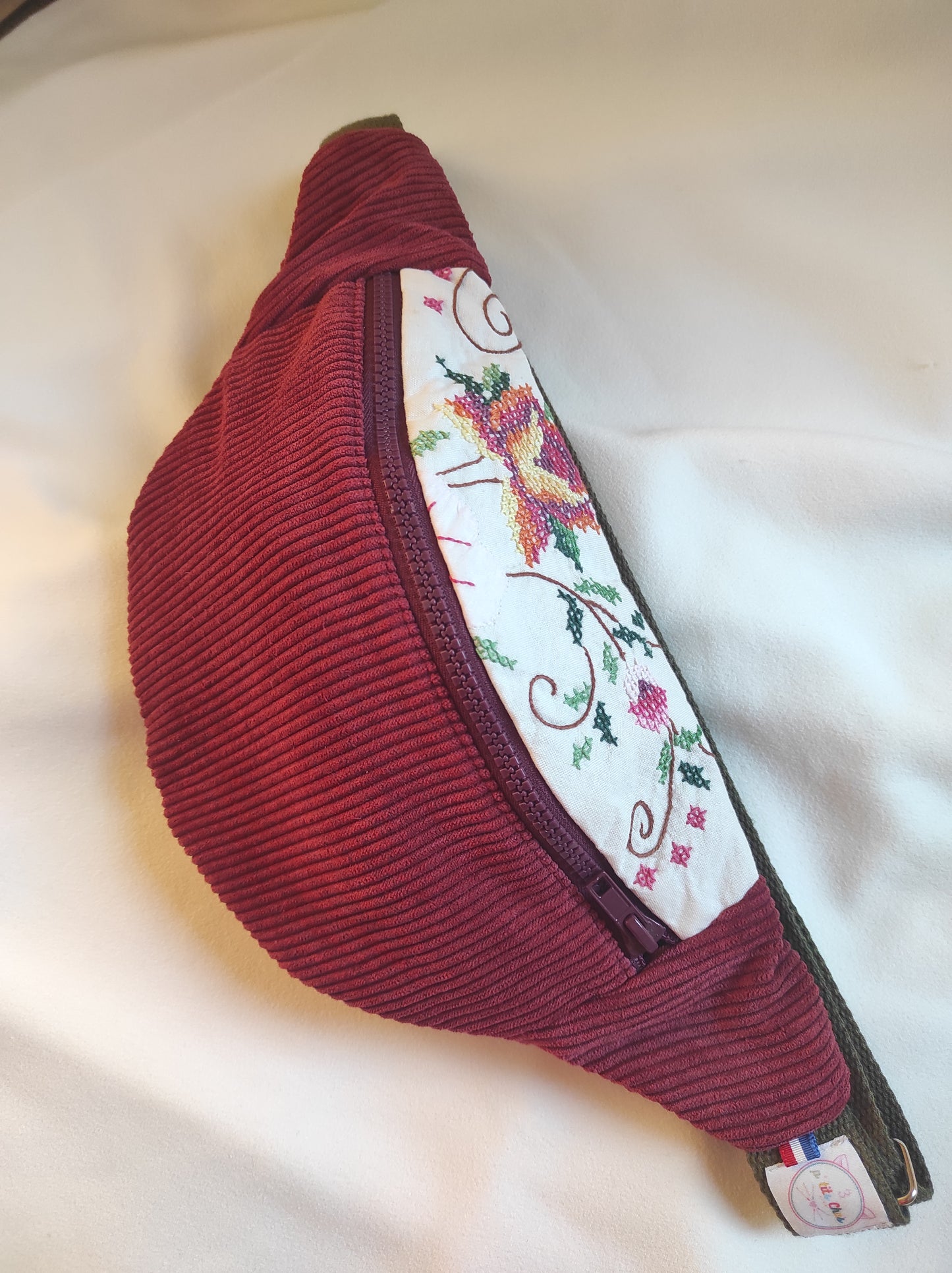 Sac banane à partir de nappe ancienne -10%